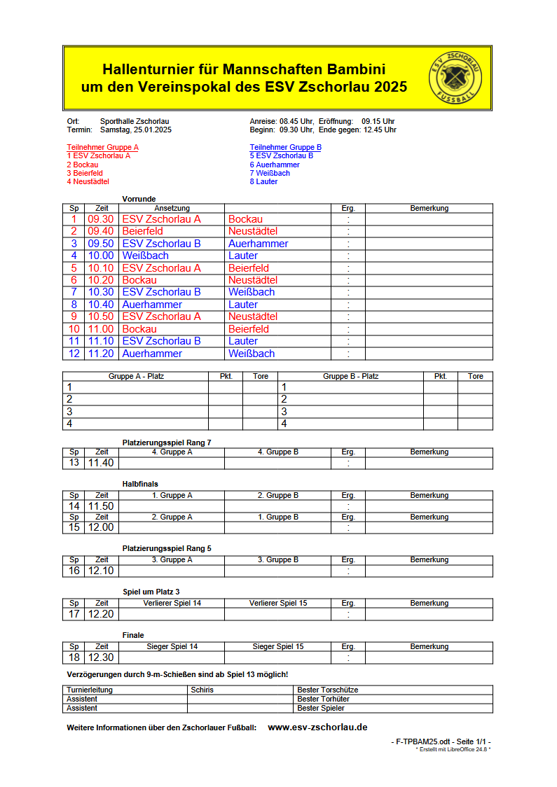 26. Opel-Zimpel-Cup 28.12.2024 26. Opel-Zimpel-Cup 28.12.2024
